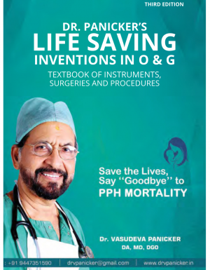 Dr Panicker’s Life Saving Inventions in O & G